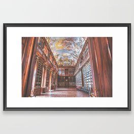 Strahov Library and Monastery in Prague, Czech Republic Framed Art Print