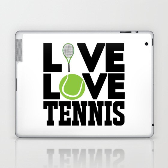 Live love Tennis Laptop & iPad Skin
