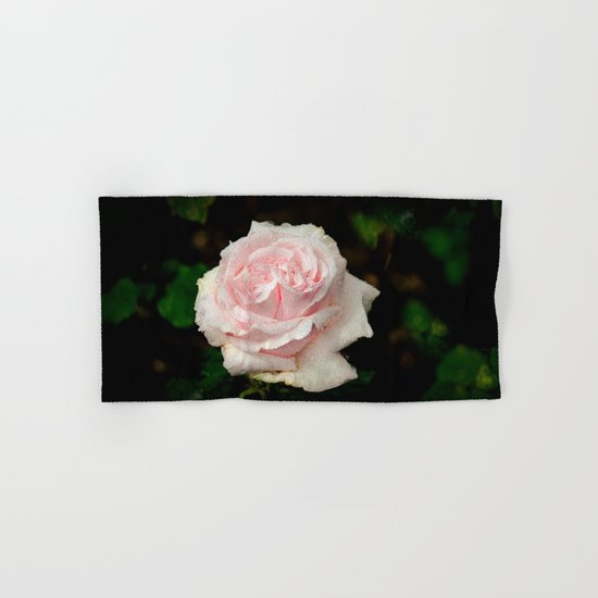 Rose twins with droplets Hand & Bath Towel
