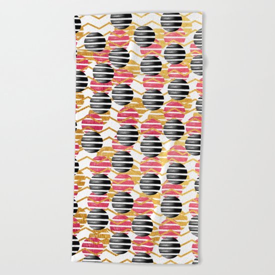 Into Stripes Beach Towel