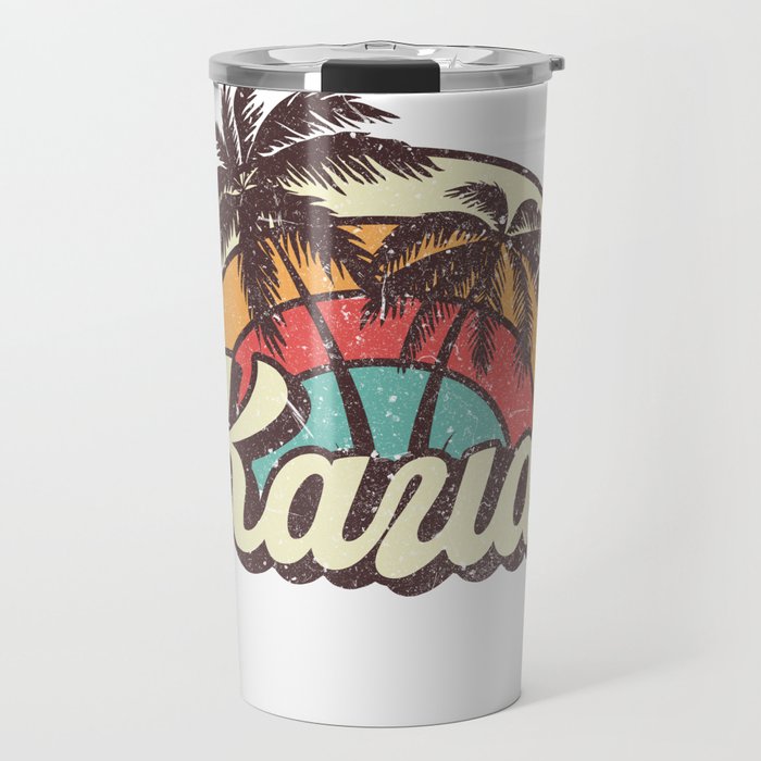 Kauai beach city Travel Mug