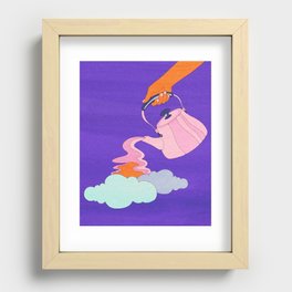 Kettle Clouds Recessed Framed Print