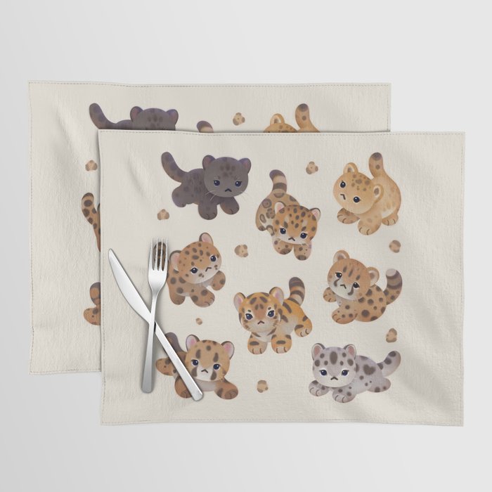 The year of big cat cubs Placemat