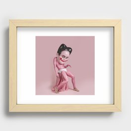 Pink no.01 Recessed Framed Print