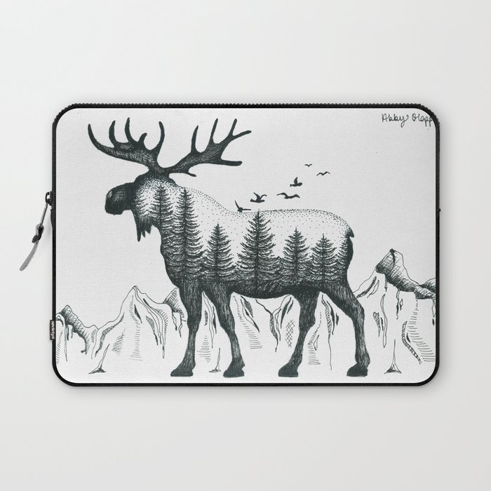 Moose Laying Down Drawing
