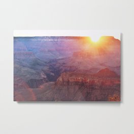 Grand Canyon South Kaibab Trail Sunrise Metal Print | Arizona, Hiking, Grandcanyon, Photo, Sunrise, Nationalpark, Southkaibabtrail, Southkaibab 