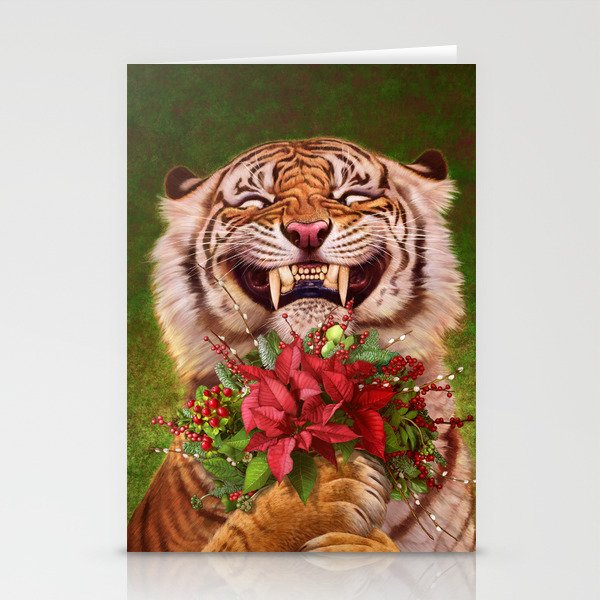 07. Christmas Tiger Stationery Cards