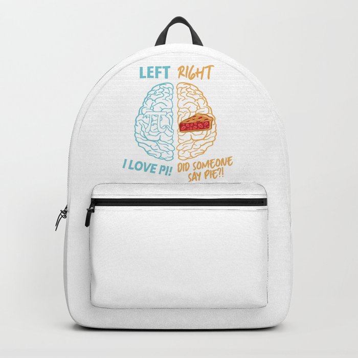Left Brain Right Brain Pi Backpack