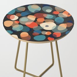 Retro pebbles dark Side Table