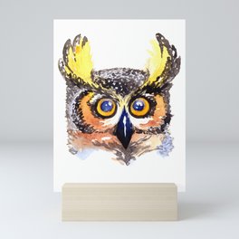 Great Horned Owl Mini Art Print