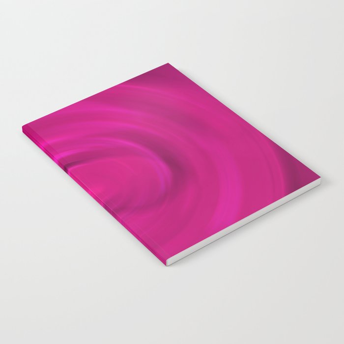 Purple fluid swirl Notebook