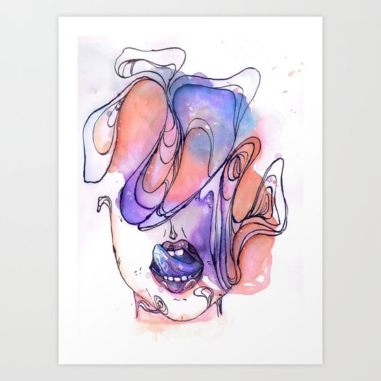 Dirty Thoughts Art Print