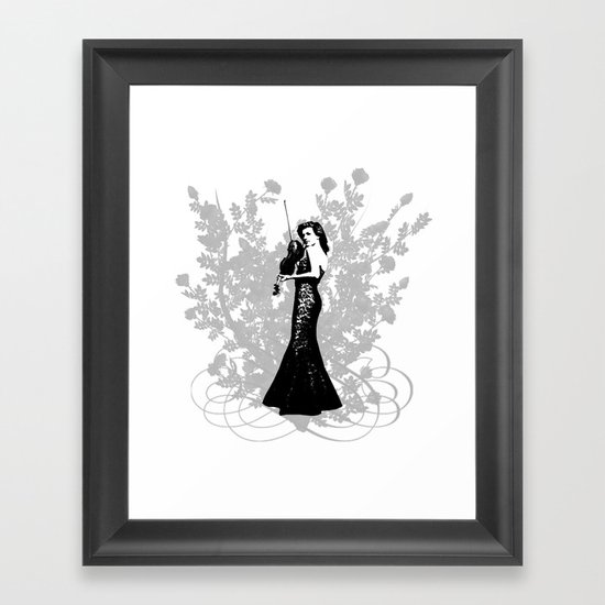 Violinist Framed Art Print