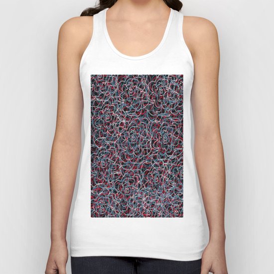Floral pattern 21 Unisex Tank Top