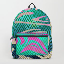 Cute Neon Holo Pattern Backpack