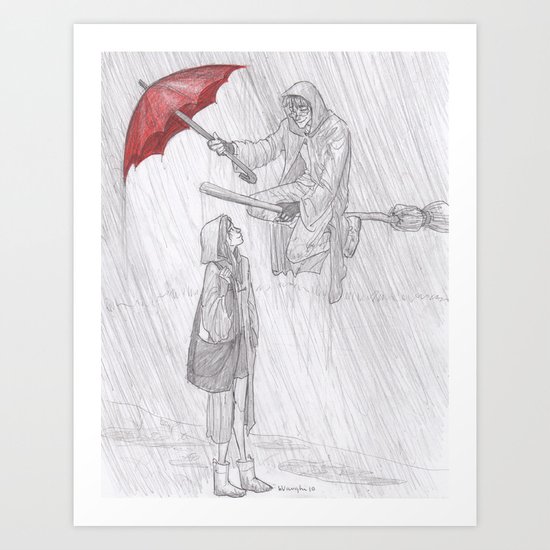 Rainy Monday Art Print