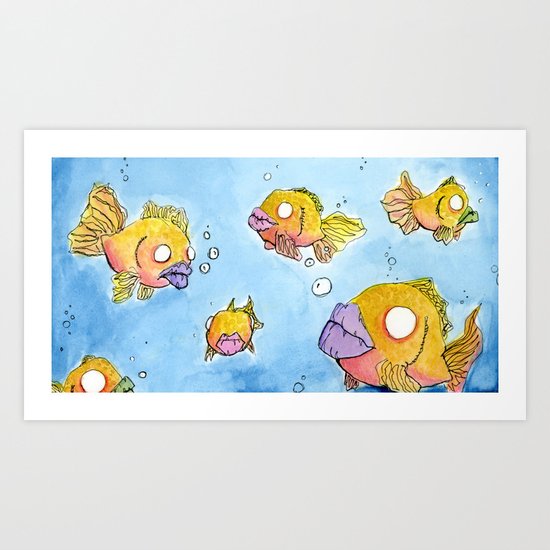 Something Fishy Art Print