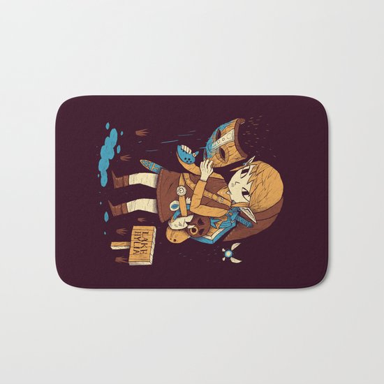 you got the loki mask! Bath Mat