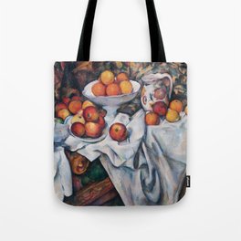 Paul Cezanne - Still Life, Apples and Oranges Tote Bag