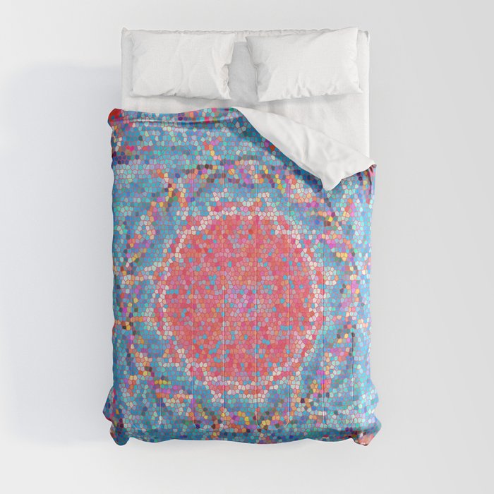 Dancing Color Mandala Comforter