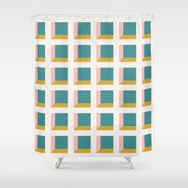 Minimalist 3D Pattern VI Shower Curtain