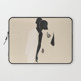 Minimal Abstract Art Couple Laptop Sleeve