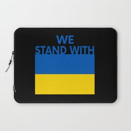 We Stand With Ukraine Laptop Sleeve
