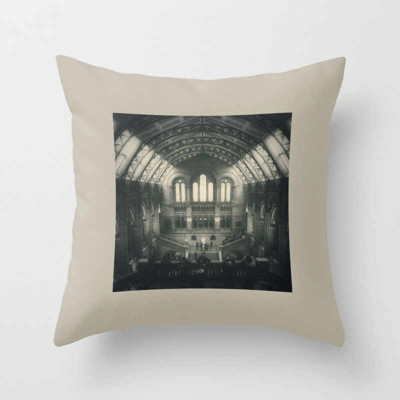 London Natural History Museum Throw Pillow By Stephanbrusche Society6