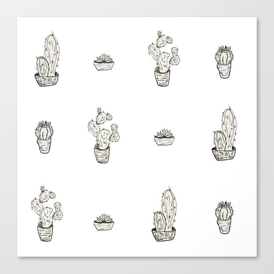 Cactus Garden Canvas Print
