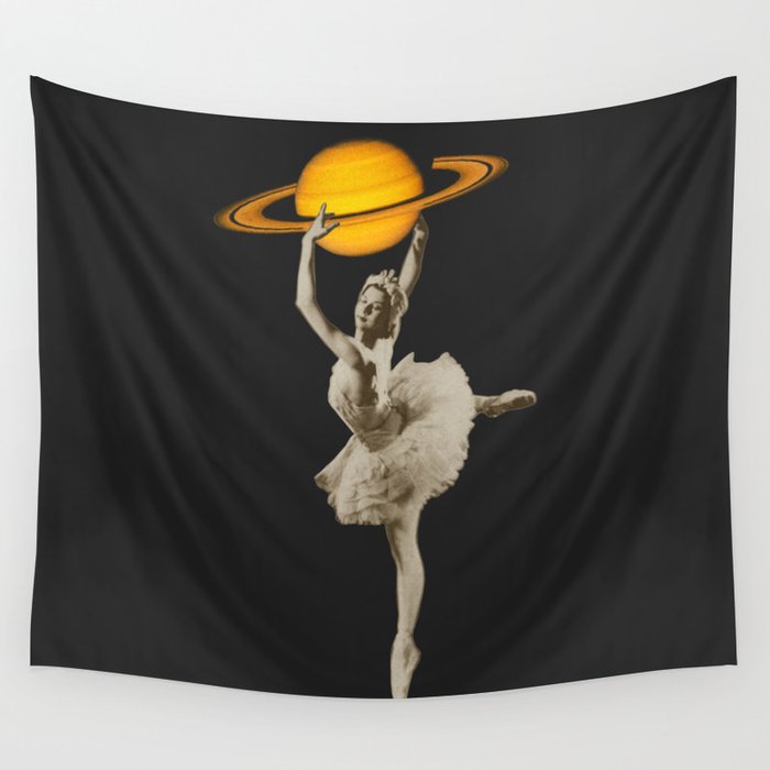 Dance with Saturn Wall Tapestry