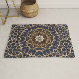 Rose Window Gothic Architecture Cathedral Area & Throw Rug