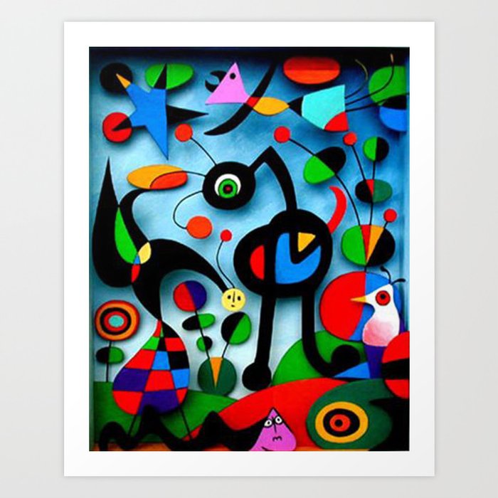The Garden by Miro Art Print by designforme | Society6