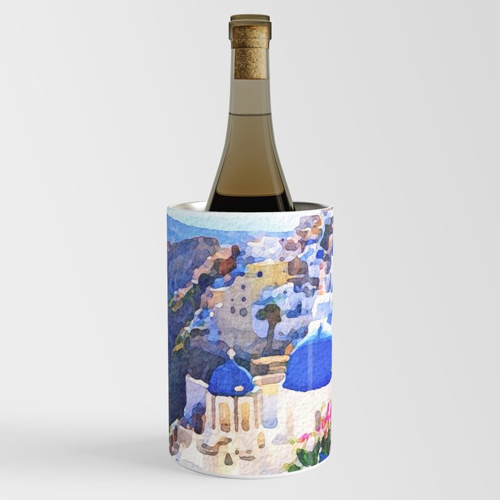 Santorini Greece #2 Wine Chiller