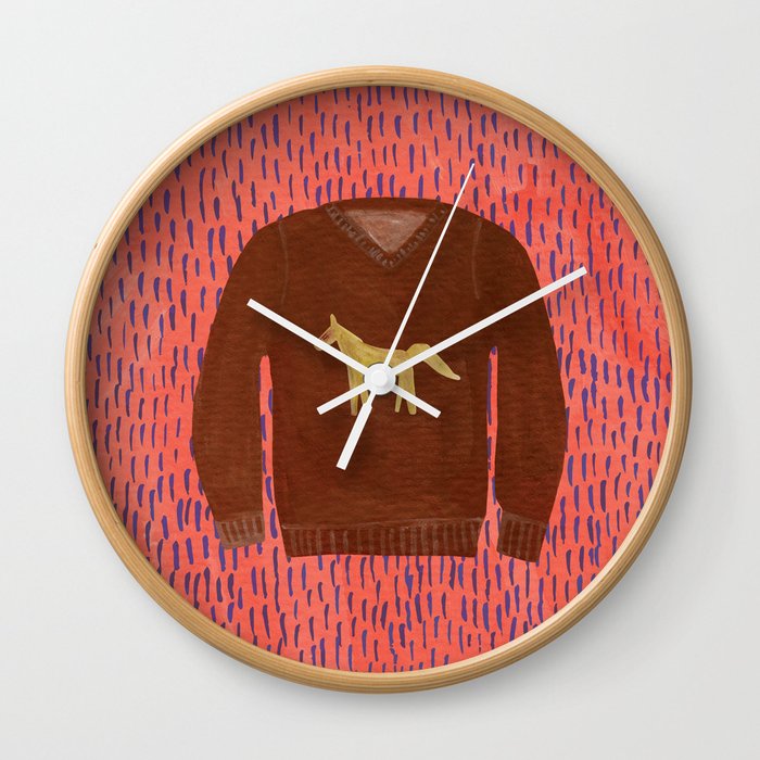 Rodolfo's Sweater Wall Clock
