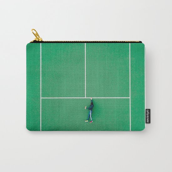 Tennis court green Carry-All Pouch