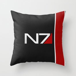 N7 Iconic Design Throw Pillow