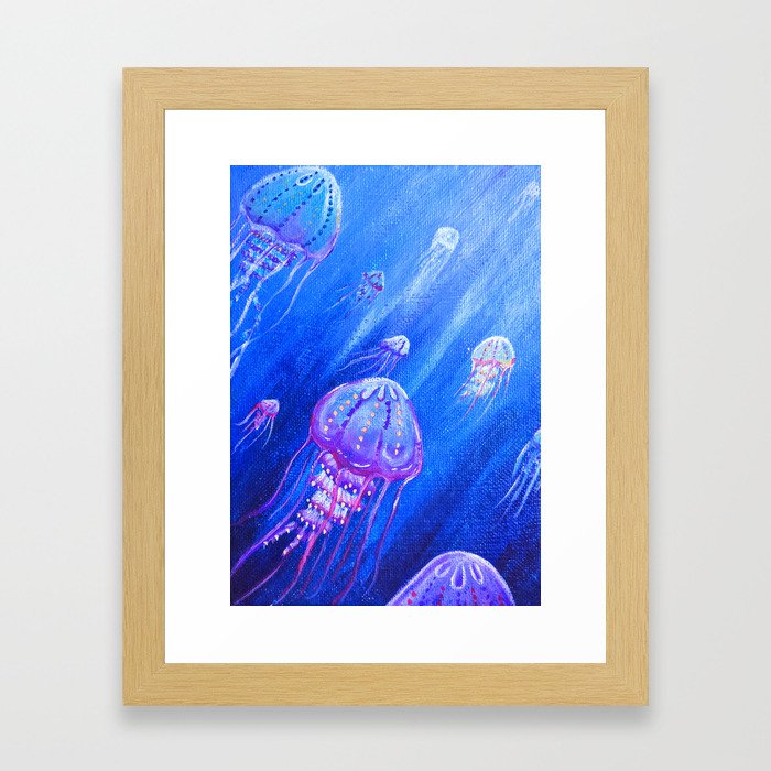 Oh my travelling Jellies 1 Framed Art Print