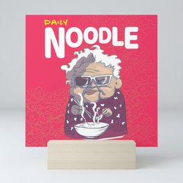 I love Noodle Mini Art Print