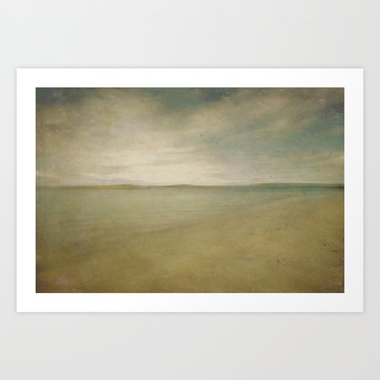 Down by the sea 5 Art Print