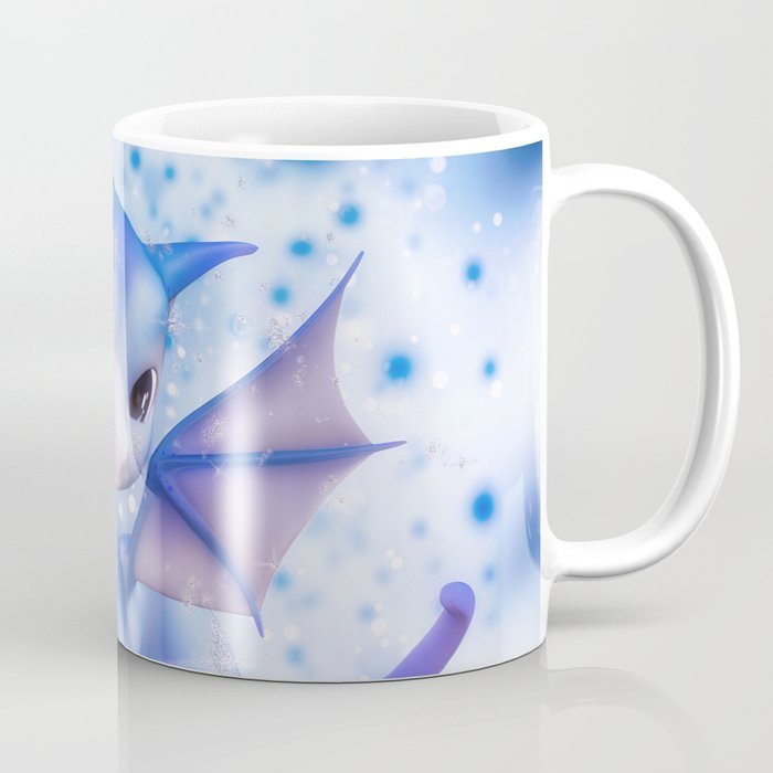 Cuddle me Dragon in blue Coffee Mug