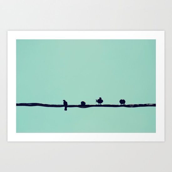 Waiting for the Sun Art Print