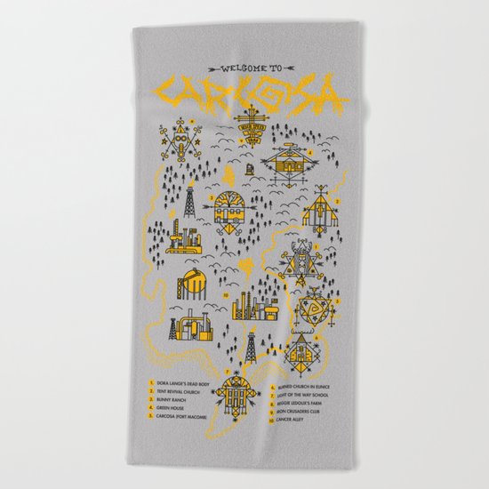 Welcome to Carcosa Beach Towel