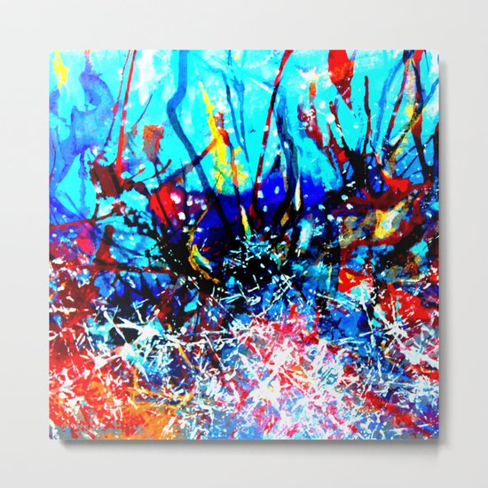 Ink Metal Print