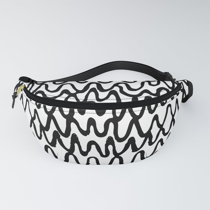 Abstract minimal waves Fanny Pack