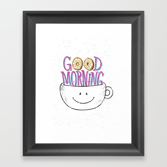 Good Morning Framed Art Print
