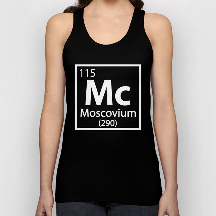 Moscovium - Russian Science Periodic Table Tank Top