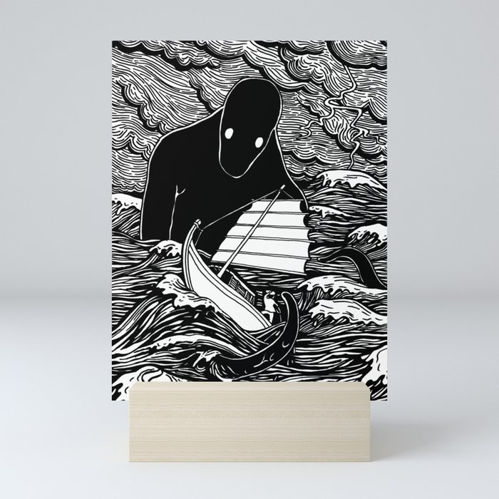 Umibōzu 海坊主 Mini Art Print By Andrewhenry Society6 Umibōzu 海坊主 Mini Art Print By Andrewhenry Society6
