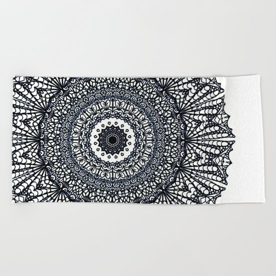 Mandala Mehndi Style G378 Beach Towel