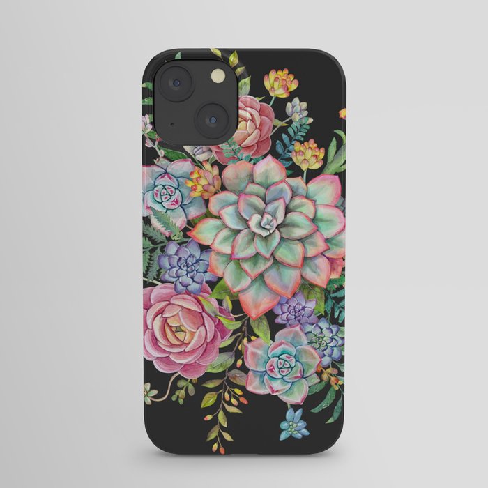 Watercolor Succulent #39 iPhone Case