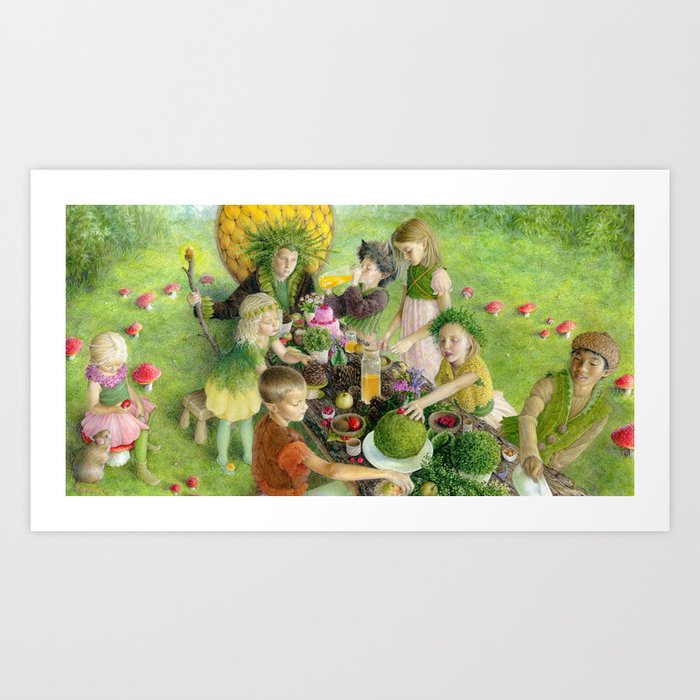 Fairy Feast Art Print